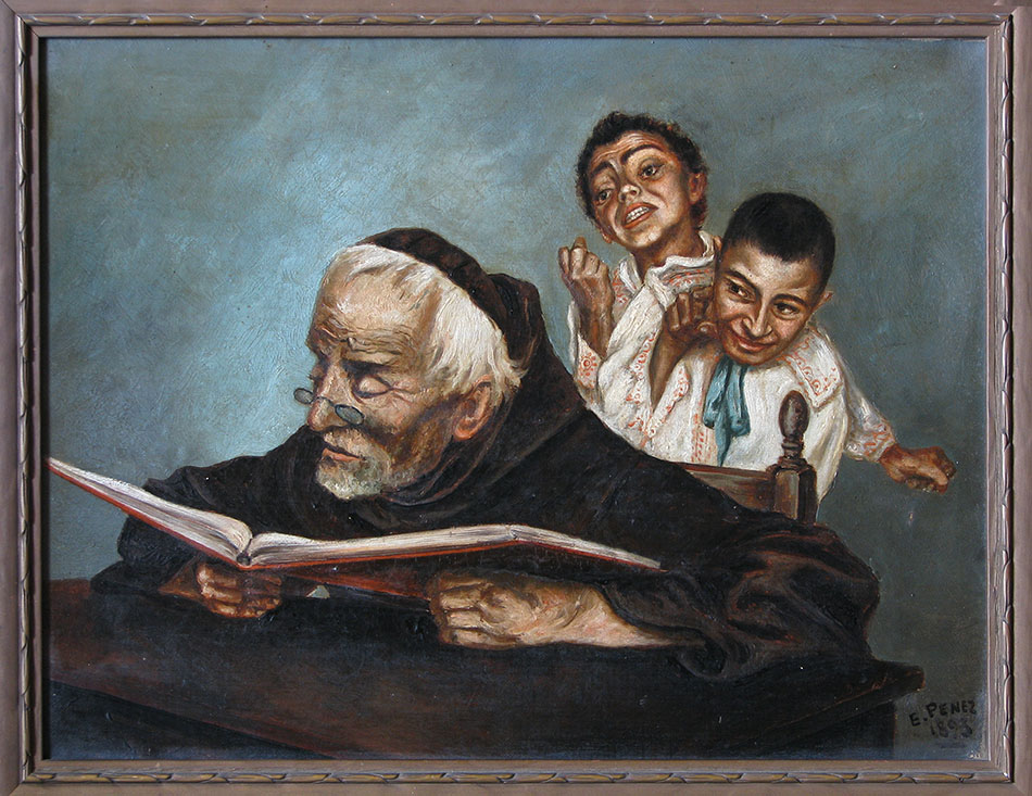 Monk and Children